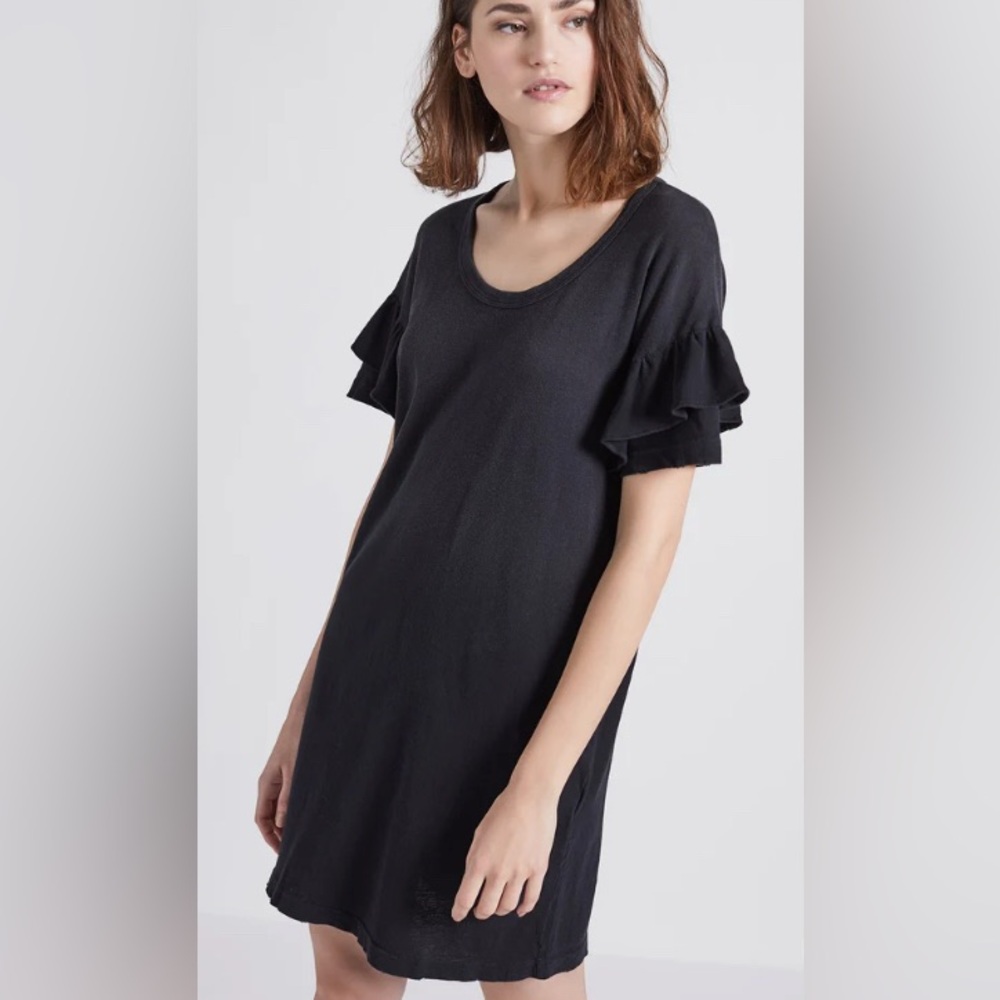Current/Elliott The Ruffle Roadie Dress Large